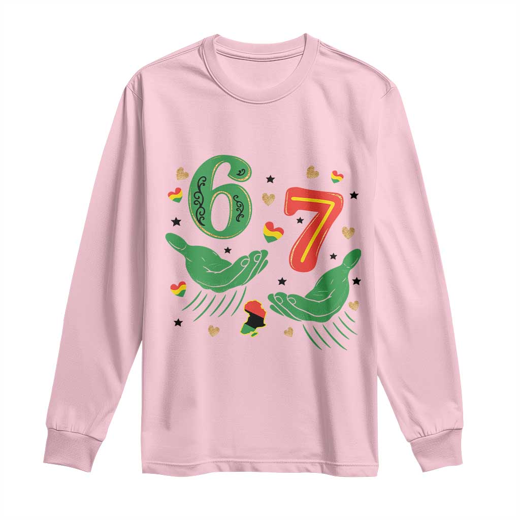 67 Meme Black History Month Long Sleeve Shirt African American Gift