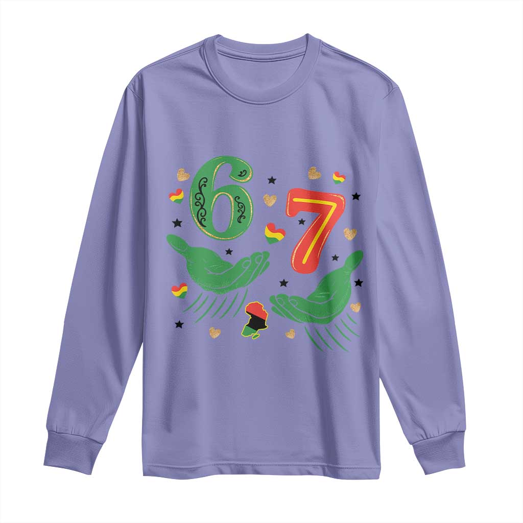 67 Meme Black History Month Long Sleeve Shirt African American Gift