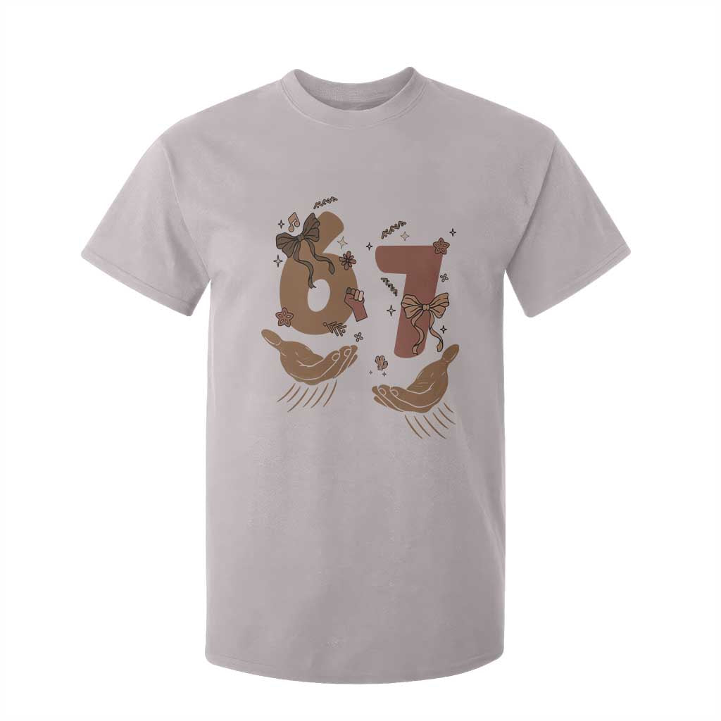 Funny Six Seven Meme T Shirt For Kid Black History Women Gift