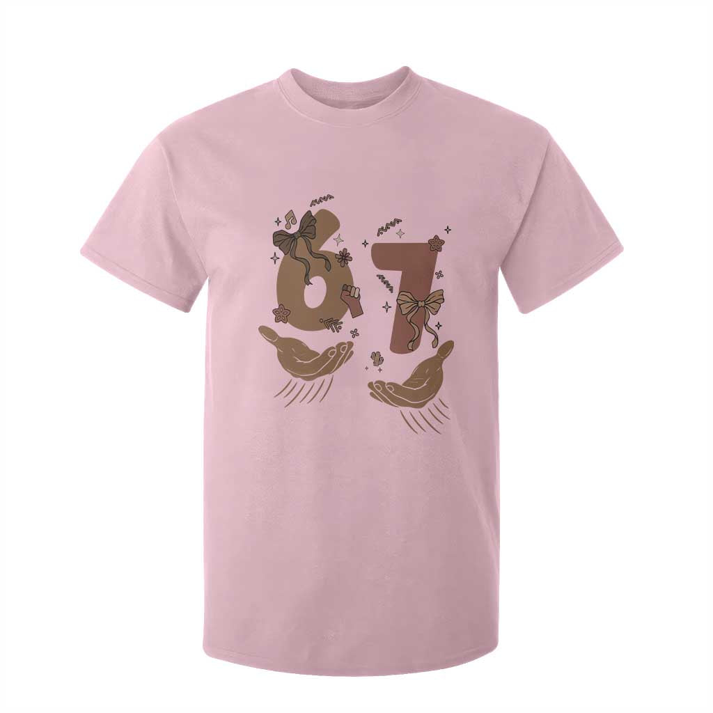 Funny Six Seven Meme T Shirt For Kid Black History Women Gift