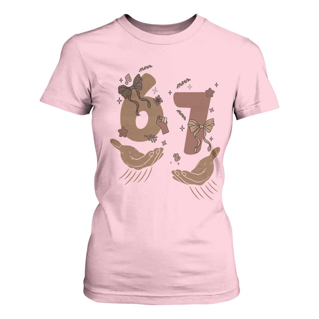 Funny Six Seven Meme T Shirt For Women Black History Women Gift