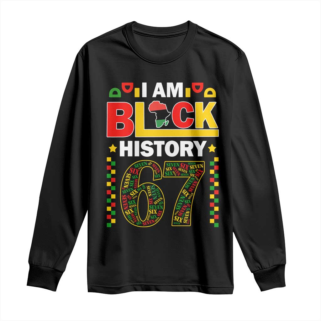 67 Meme Black History Month Long Sleeve Shirt African American Pride