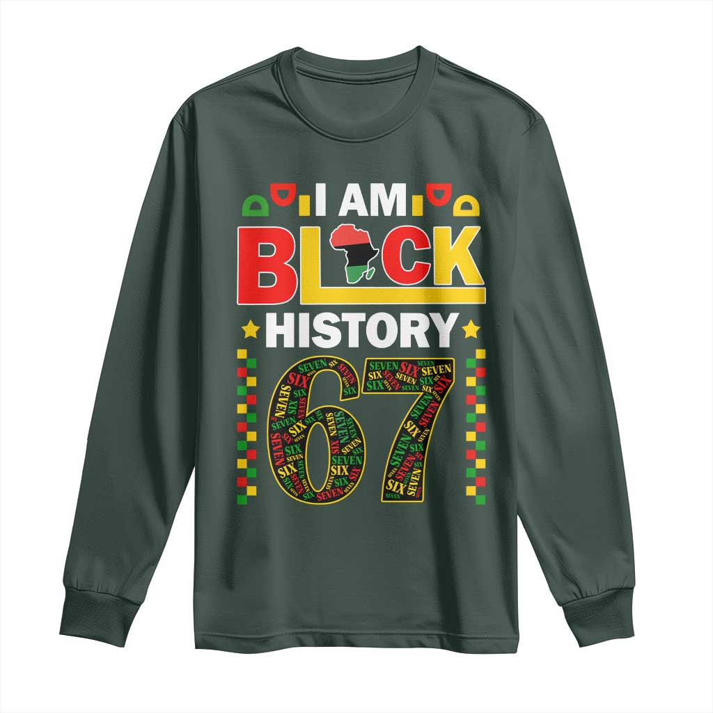 67 Meme Black History Month Long Sleeve Shirt African American Pride