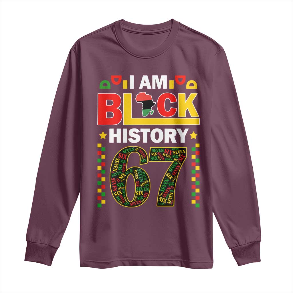 67 Meme Black History Month Long Sleeve Shirt African American Pride