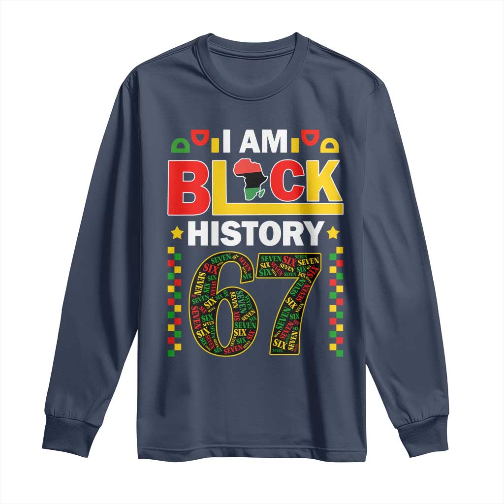 67 Meme Black History Month Long Sleeve Shirt African American Pride
