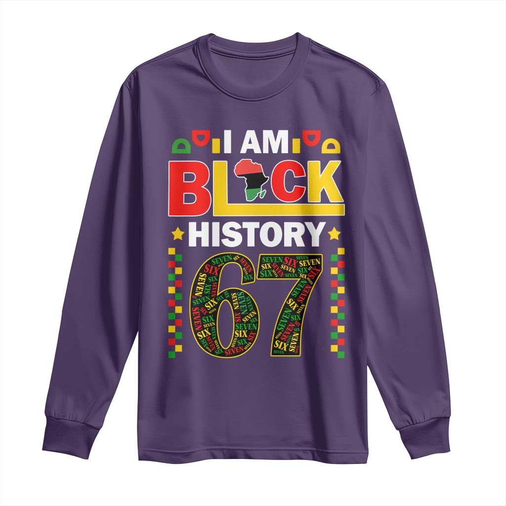 67 Meme Black History Month Long Sleeve Shirt African American Pride