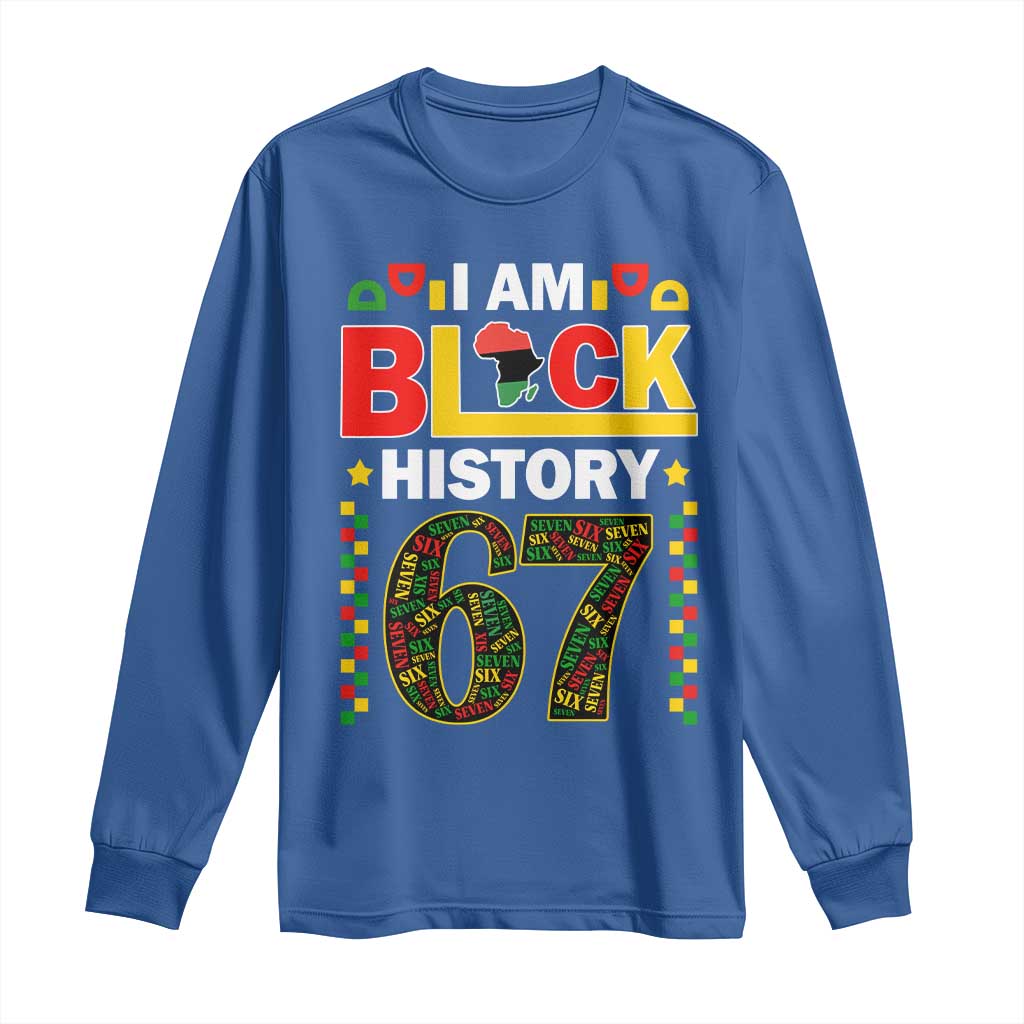 67 Meme Black History Month Long Sleeve Shirt African American Pride