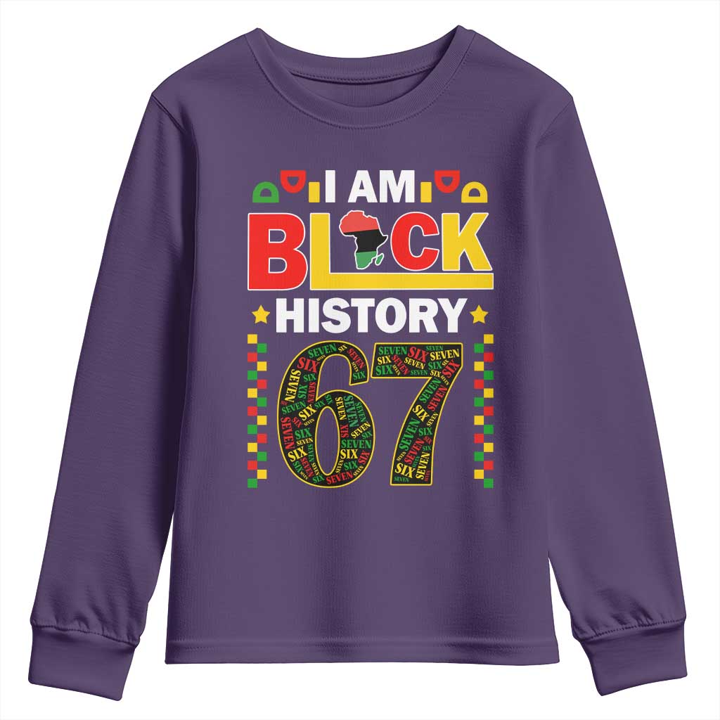67 Meme Black History Month Youth Sweatshirt African American Pride