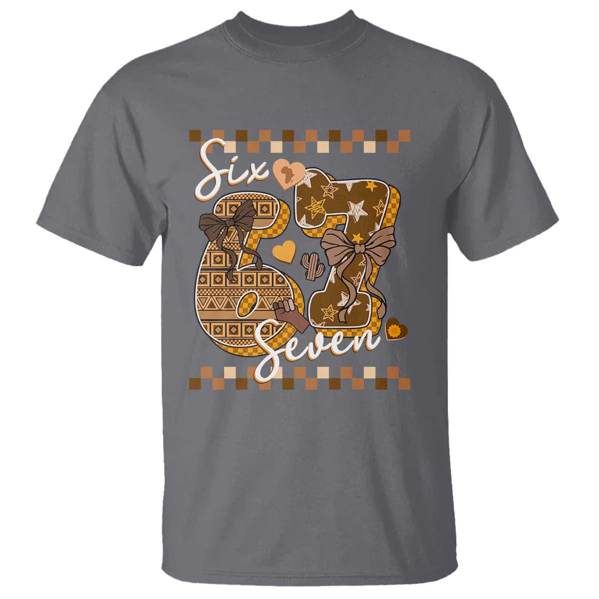 Funny African American Melanin Gift T Shirt Six Seven Meme