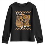 Funny African American Melanin Gift Youth Sweatshirt Six Seven Meme