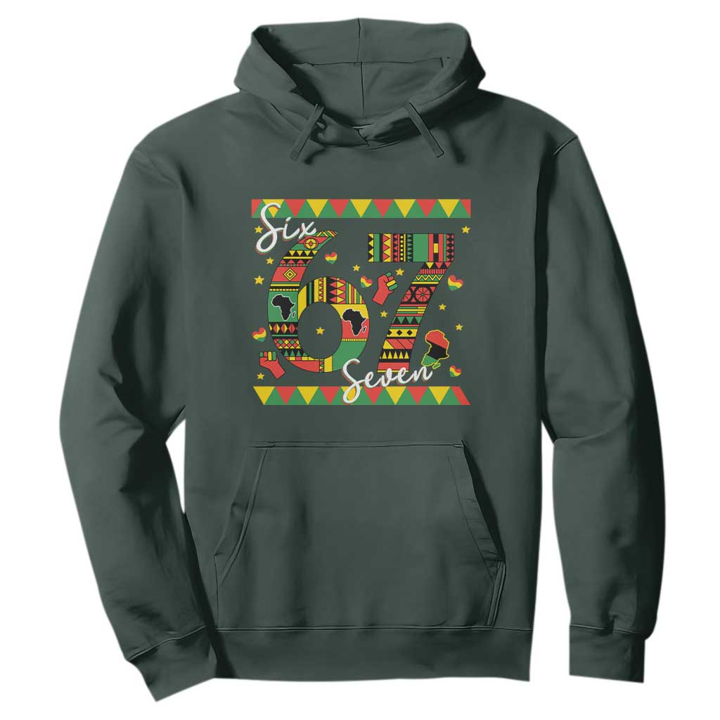 Funny Six Seven Meme Hoodie Pan African Culture Gift