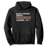 Funny Black History Month Loading Hoodie Six Seven Meme