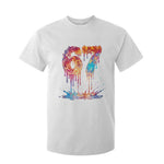 Burning Six Seven T Shirt For Kid Drip Fire Flame Meme