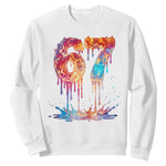 Burning Six Seven Sweatshirt Drip Fire Flame Meme