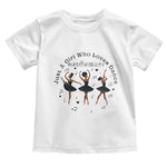 African American Ballet Dancer Toddler T Shirt Just A Girl Who Loves Dance - African Pride