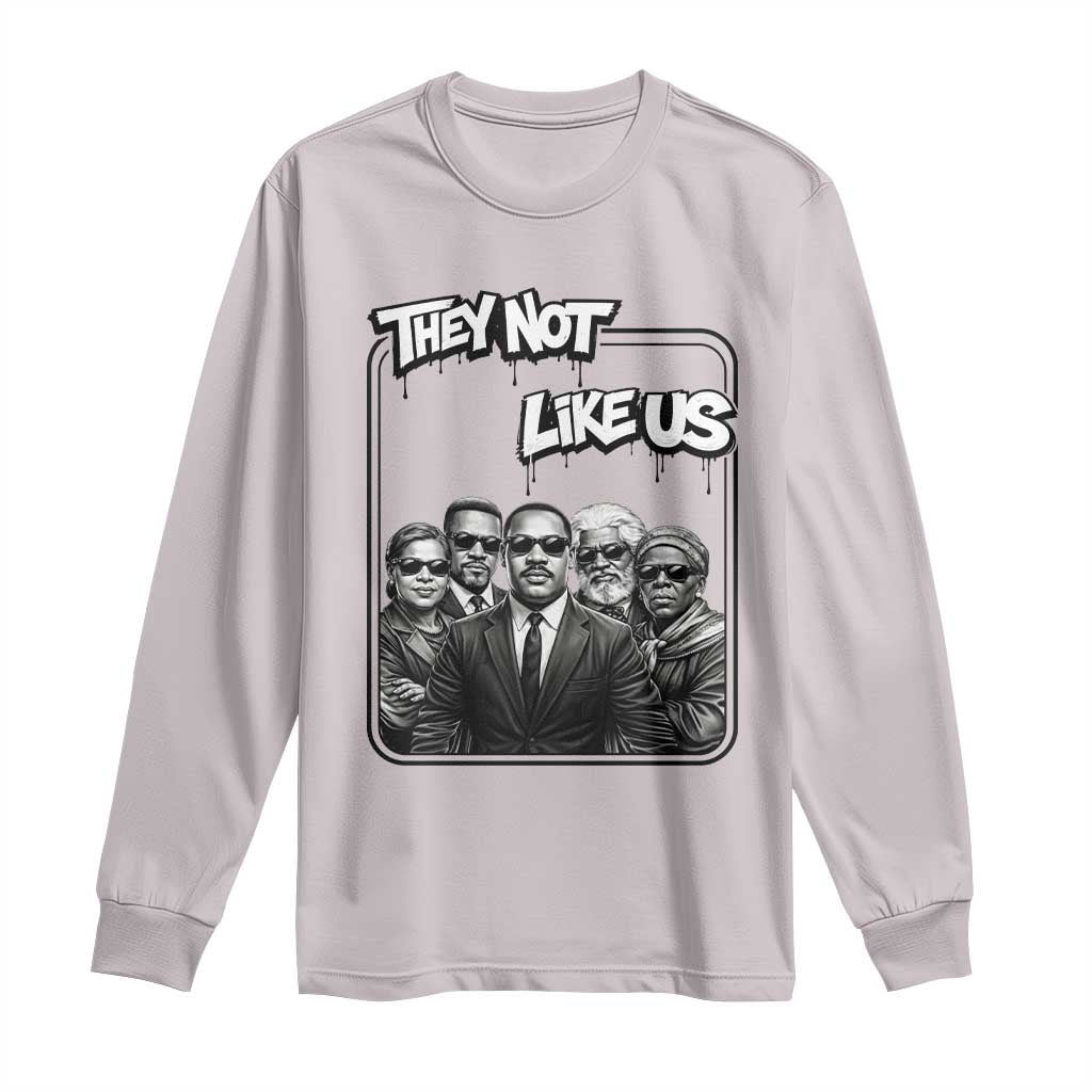 Vintage African American Heroes Long Sleeve Shirt They Not Like Us