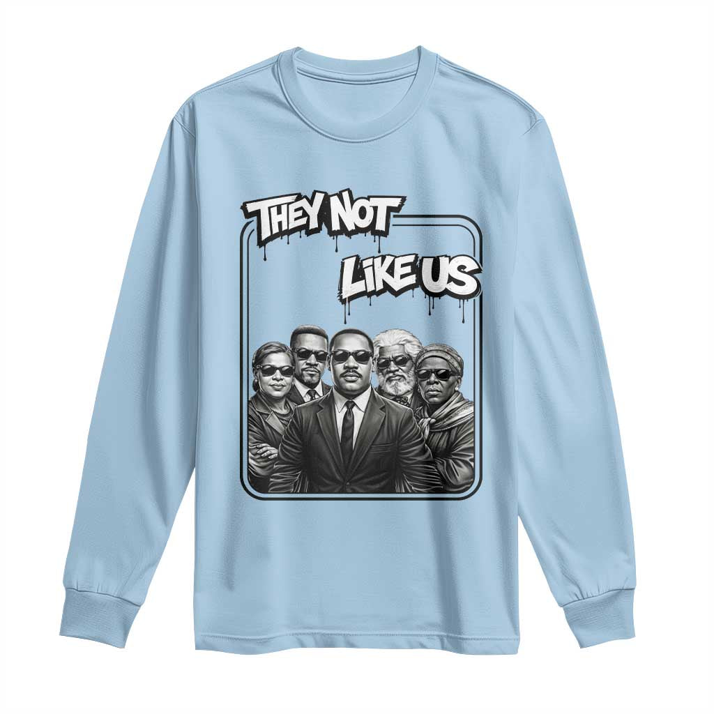 Vintage African American Heroes Long Sleeve Shirt They Not Like Us