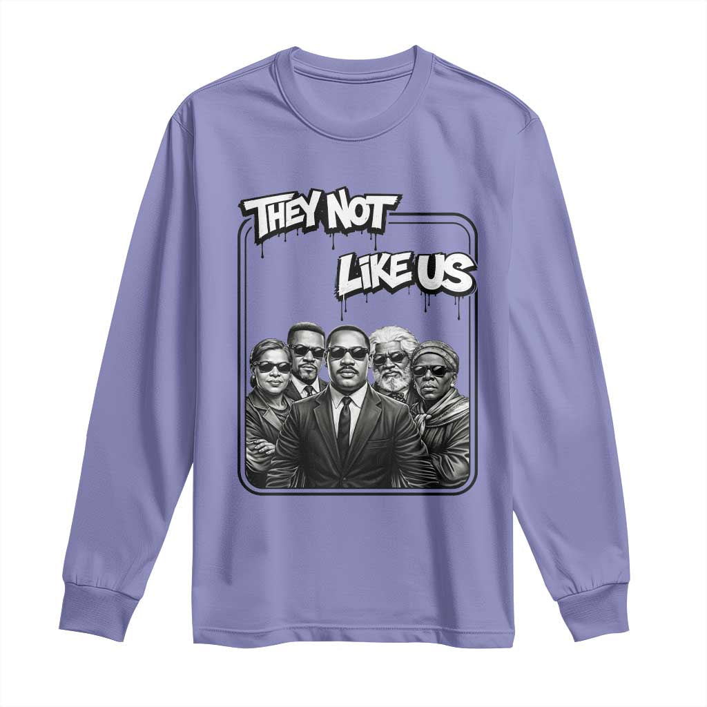 Vintage African American Heroes Long Sleeve Shirt They Not Like Us