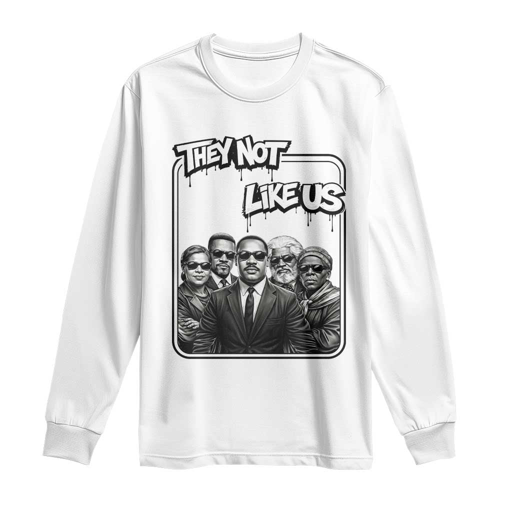 Vintage African American Heroes Long Sleeve Shirt They Not Like Us
