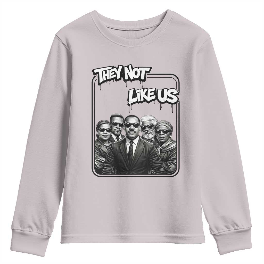 Vintage African American Heroes Youth Sweatshirt They Not Like Us