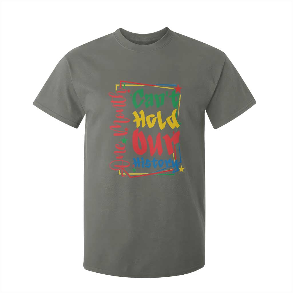 One Month Cannot Hold Our History T Shirt For Kid Black History Gift