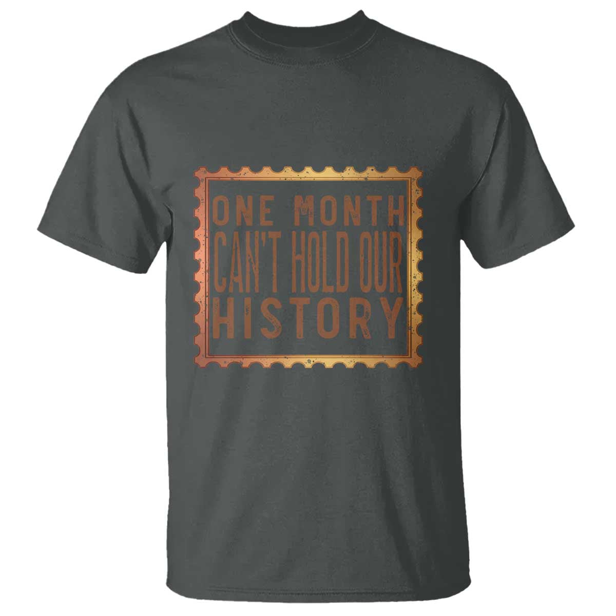One Month Cannot Hold Our History T Shirt African American Gift