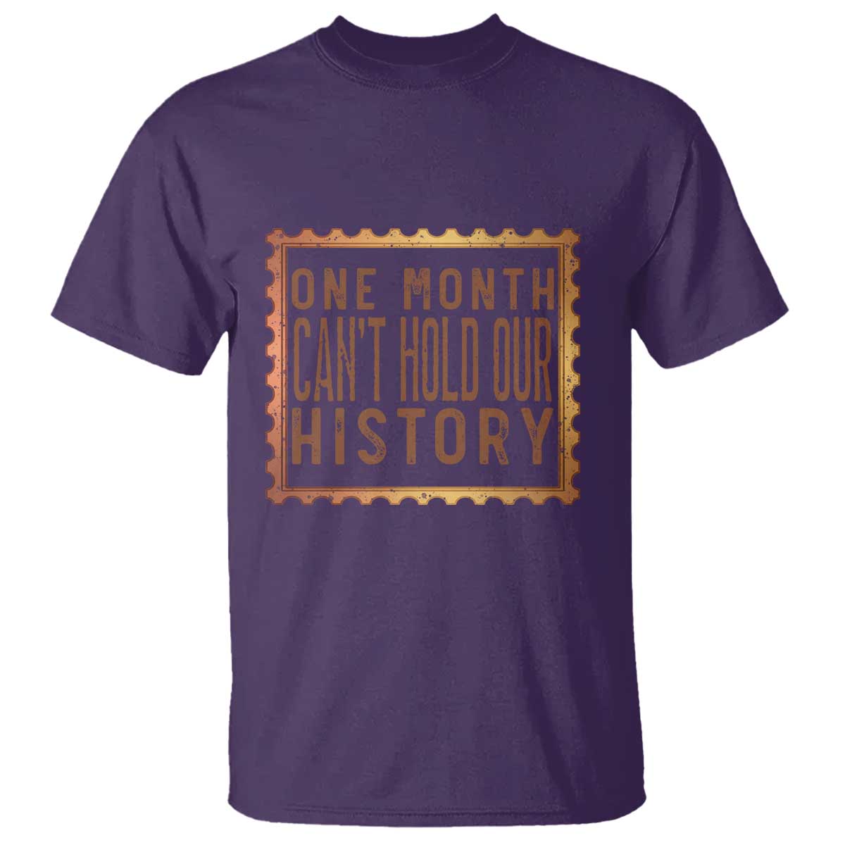 One Month Cannot Hold Our History T Shirt African American Gift