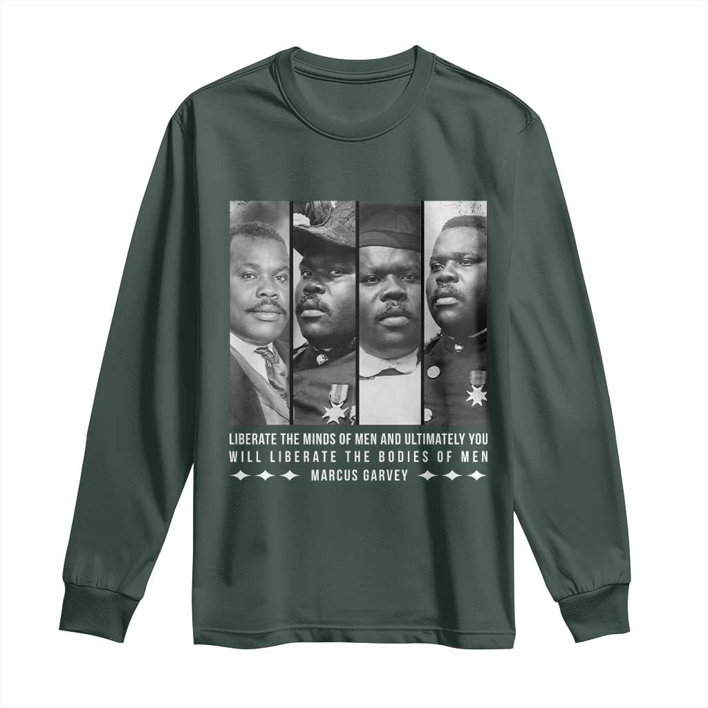 Marcus Garve Quote Long Sleeve Shirt Liberate The Minds Of Men