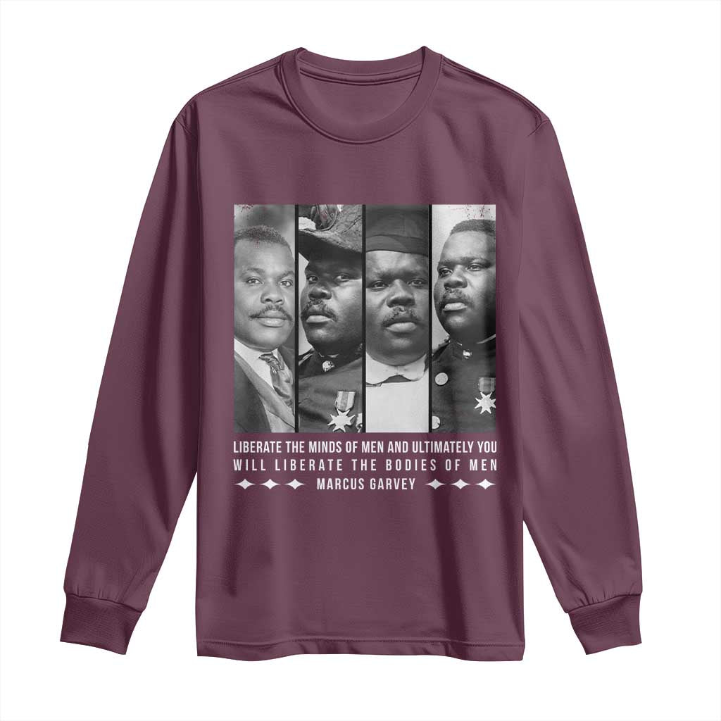 Marcus Garve Quote Long Sleeve Shirt Liberate The Minds Of Men