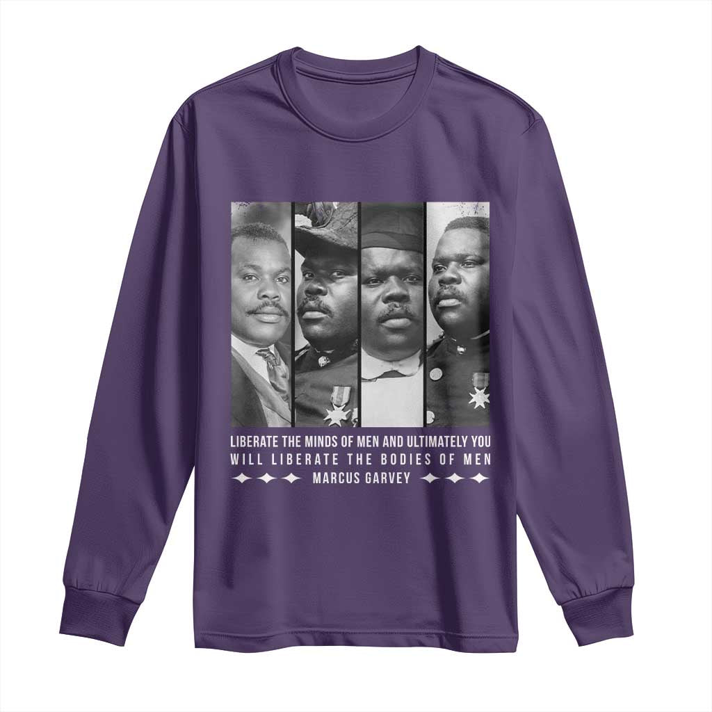 Marcus Garve Quote Long Sleeve Shirt Liberate The Minds Of Men