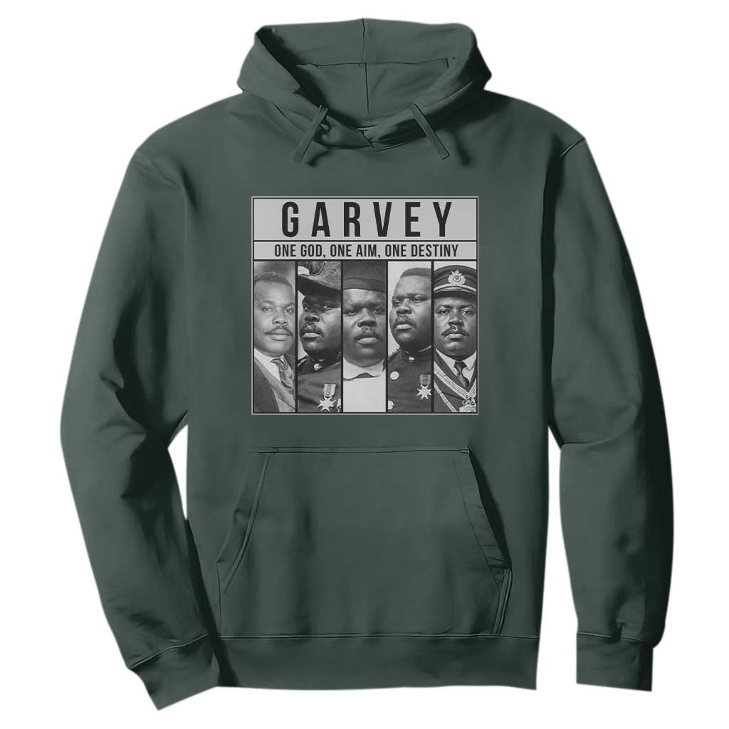 Marcus Garvey Quote Hoodie One God One Aim One Destiny