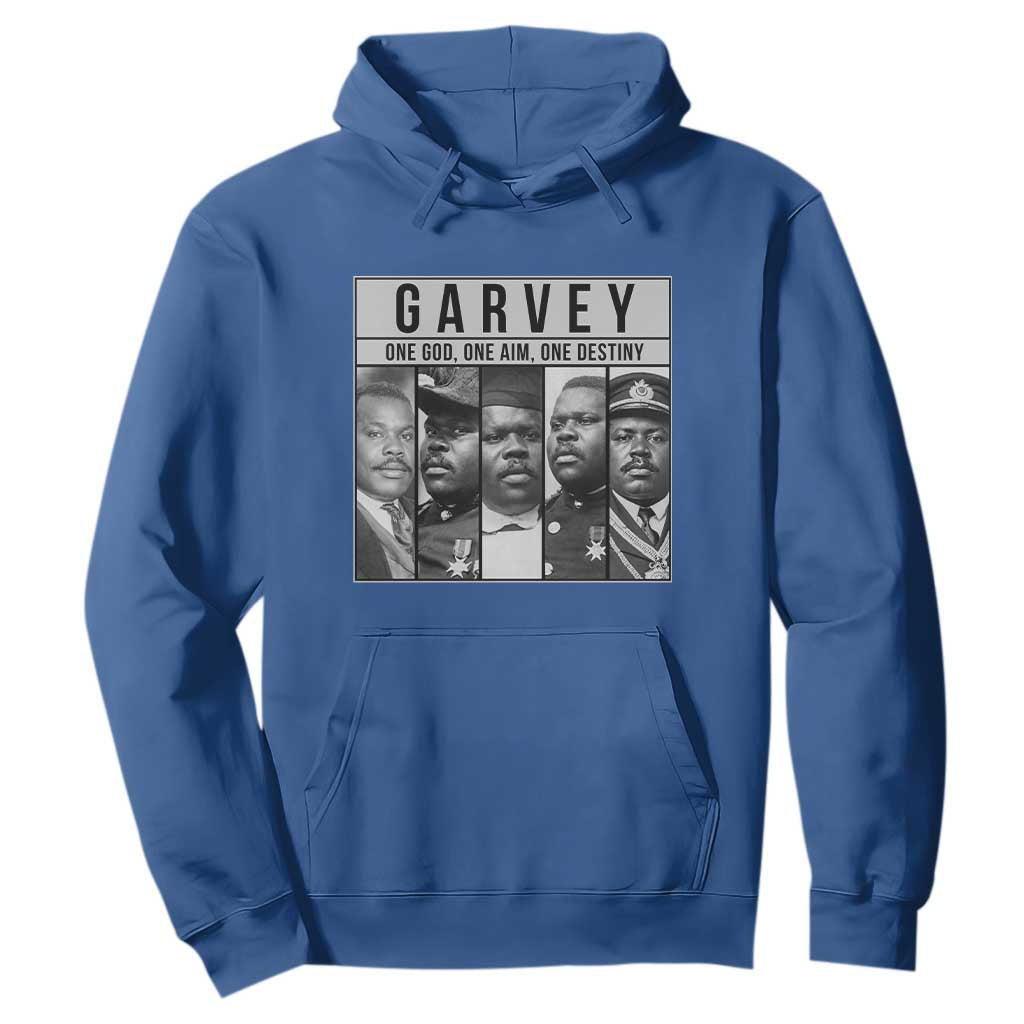 Marcus Garvey Quote Hoodie One God One Aim One Destiny