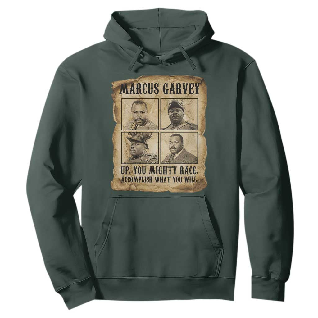 Vintage Marcus Garvey Hoodie Up You Mighty Race Quote