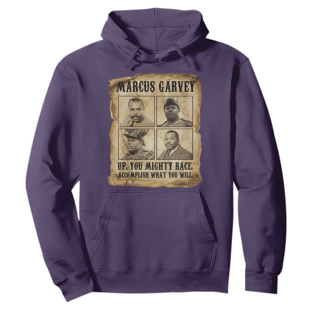 Vintage Marcus Garvey Hoodie Up You Mighty Race Quote