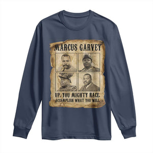 Vintage Marcus Garvey Long Sleeve Shirt Up You Mighty Race Quote