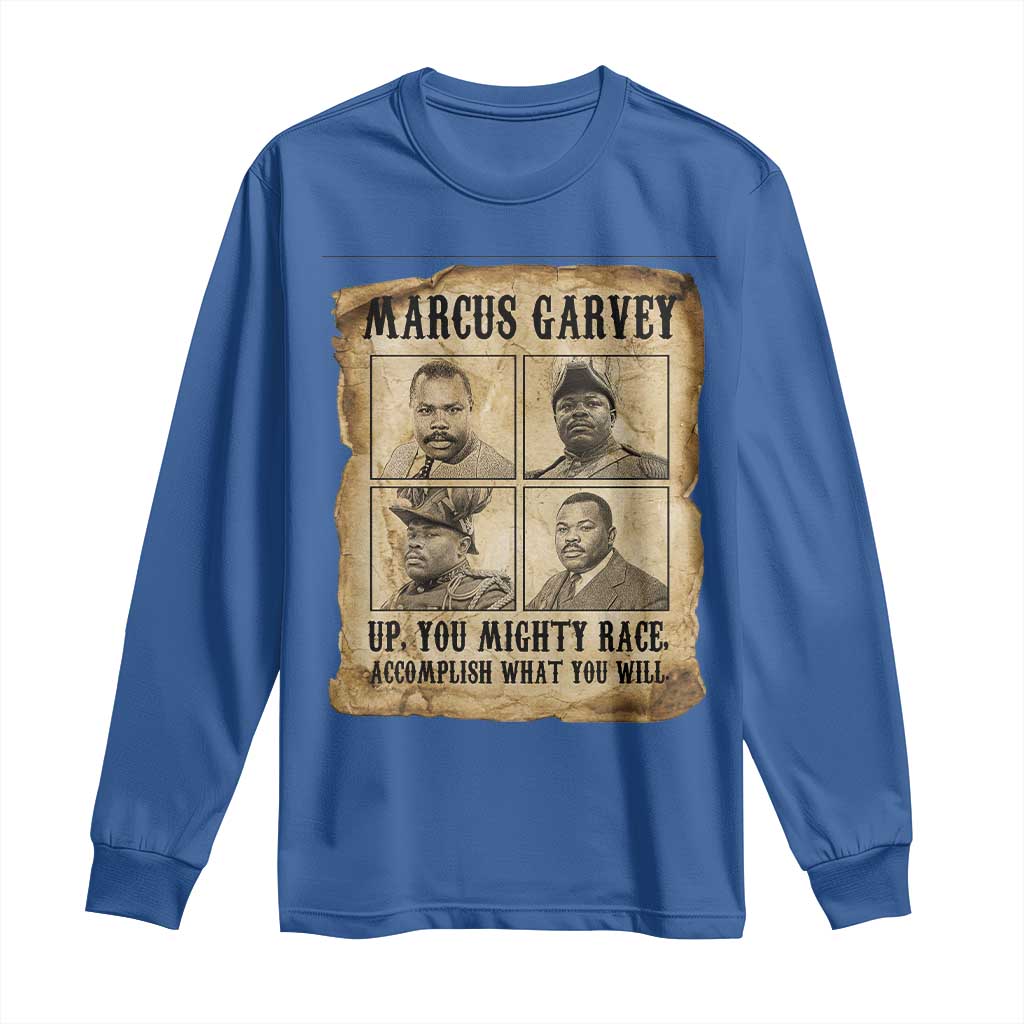 Vintage Marcus Garvey Long Sleeve Shirt Up You Mighty Race Quote