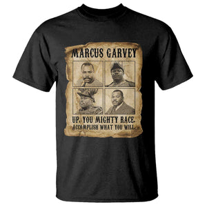 Vintage Marcus Garvey T Shirt Up You Mighty Race Quote