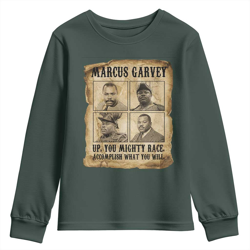 Vintage Marcus Garvey Youth Sweatshirt Up You Mighty Race Quote