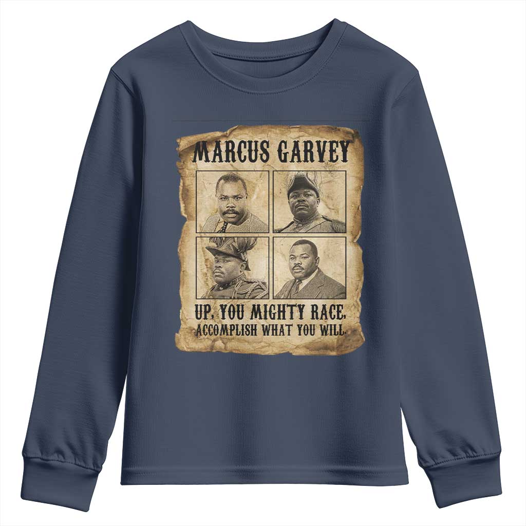 Vintage Marcus Garvey Youth Sweatshirt Up You Mighty Race Quote