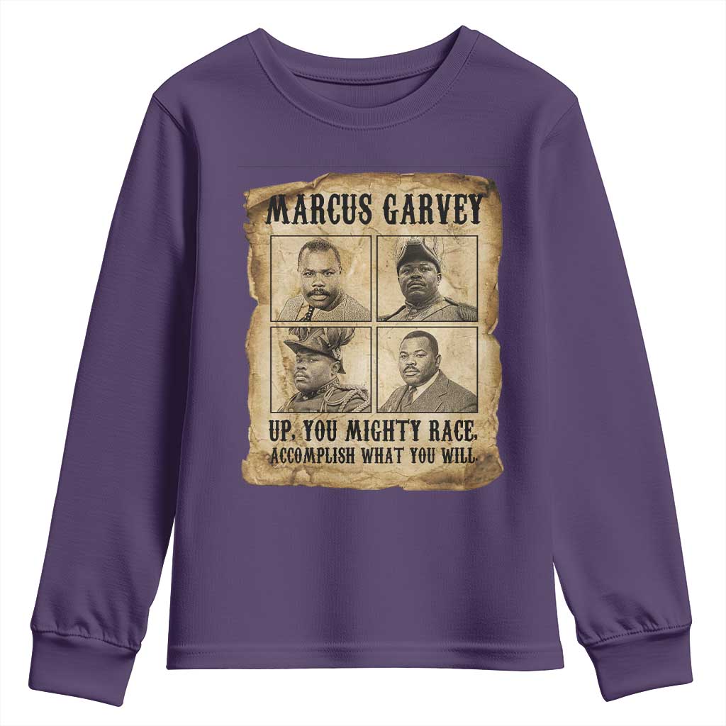 Vintage Marcus Garvey Youth Sweatshirt Up You Mighty Race Quote
