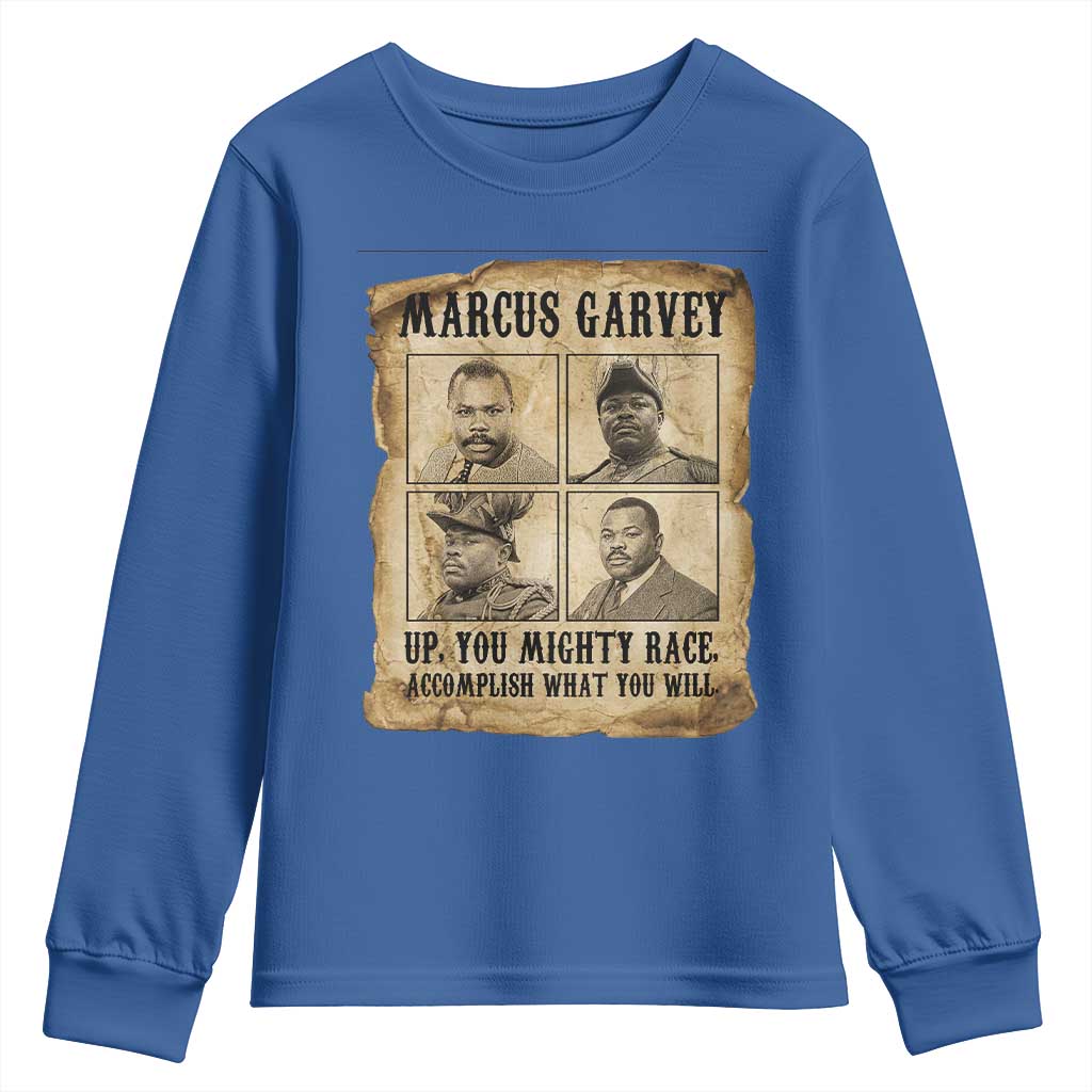 Vintage Marcus Garvey Youth Sweatshirt Up You Mighty Race Quote