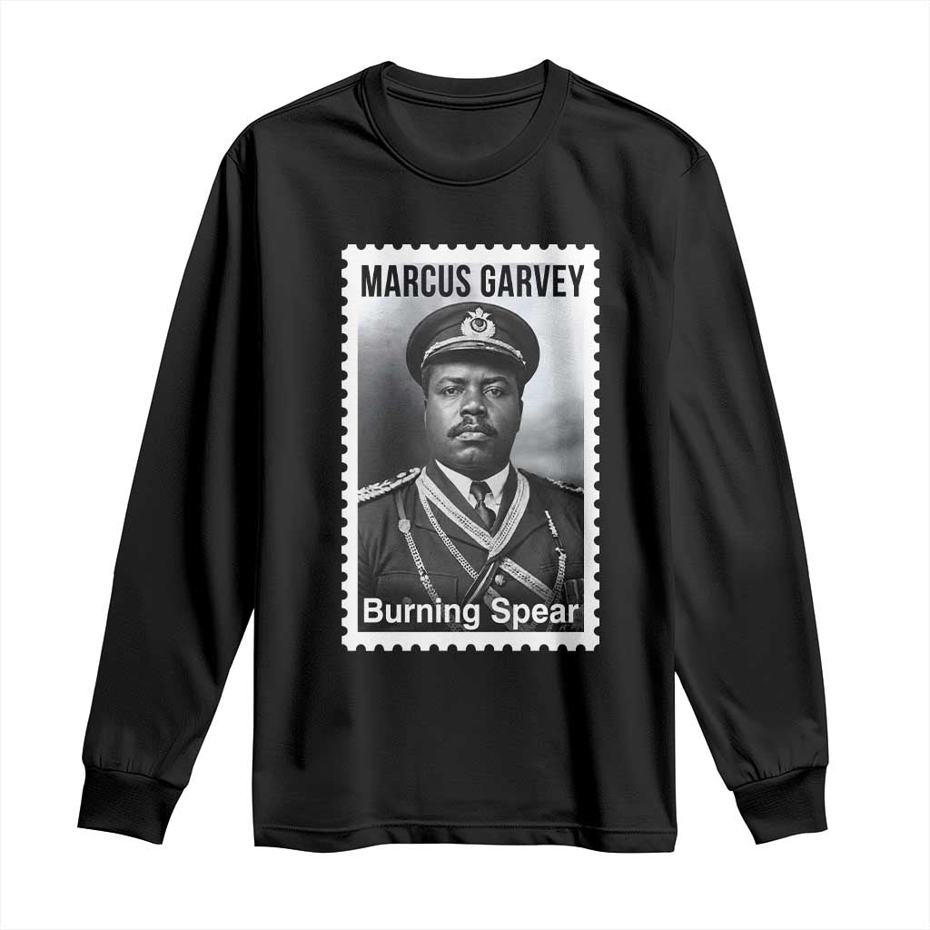 Marcus Garvey Long Sleeve Shirt Jamaican National Hero Legacy Gift