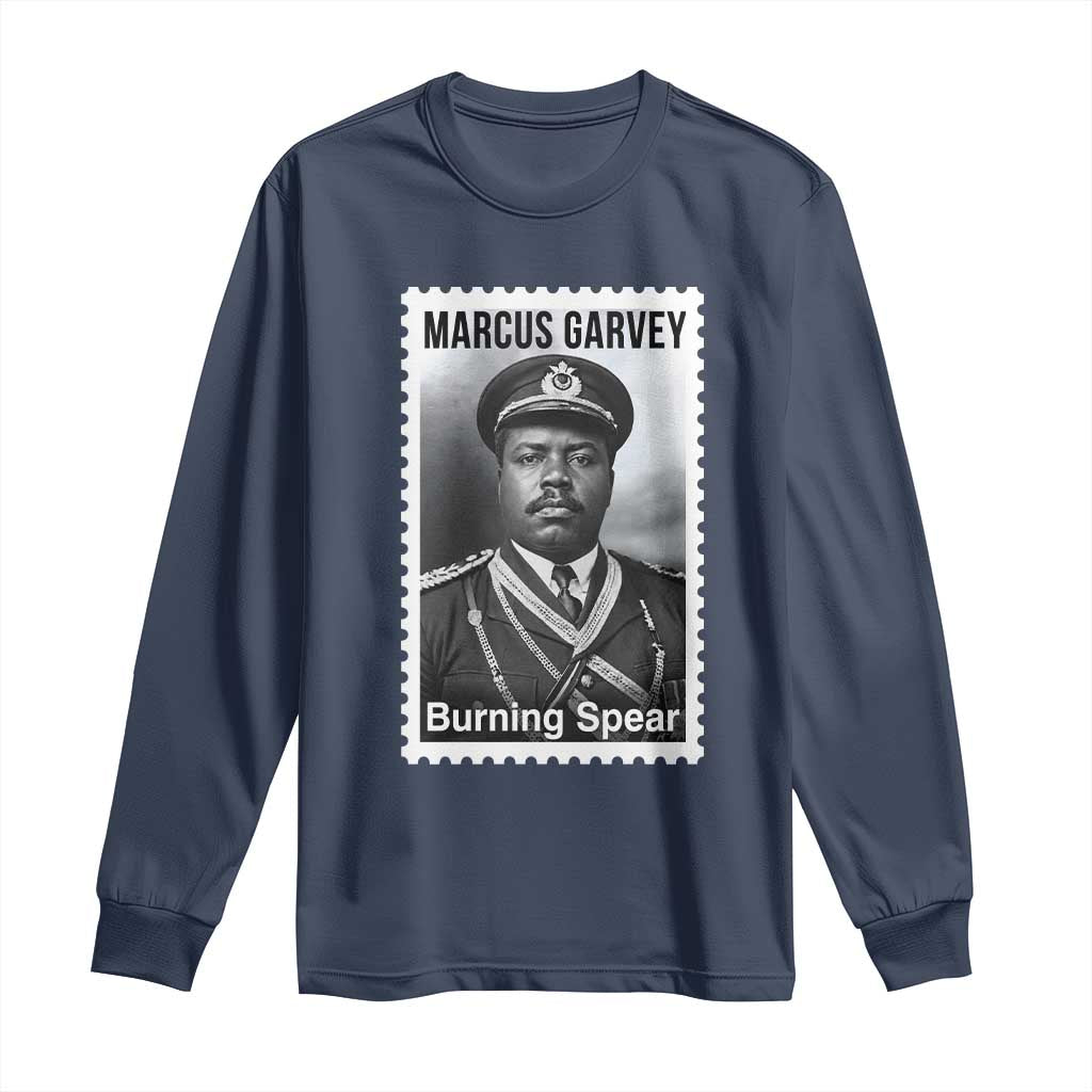Marcus Garvey Long Sleeve Shirt Jamaican National Hero Legacy Gift