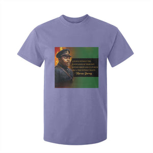 Marcus Garvey Pan African Flag T Shirt For Kid A People Without Knowledge Of Their Past Quote