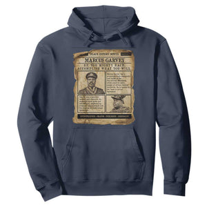 Vintage Newspaper Marcus Garvey Hoodie Up You Mighty Race Quote