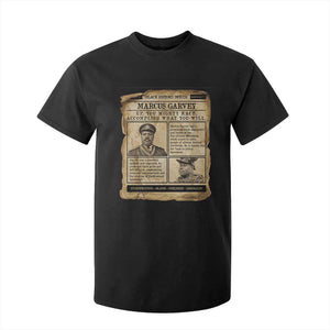 Vintage Newspaper Marcus Garvey T Shirt For Kid Up You Mighty Race Quote