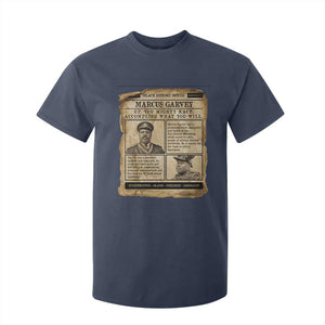 Vintage Newspaper Marcus Garvey T Shirt For Kid Up You Mighty Race Quote