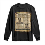 Vintage Newspaper Marcus Garvey Long Sleeve Shirt Up You Mighty Race Quote