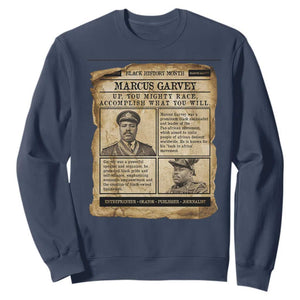 Vintage Newspaper Marcus Garvey Sweatshirt Up You Mighty Race Quote