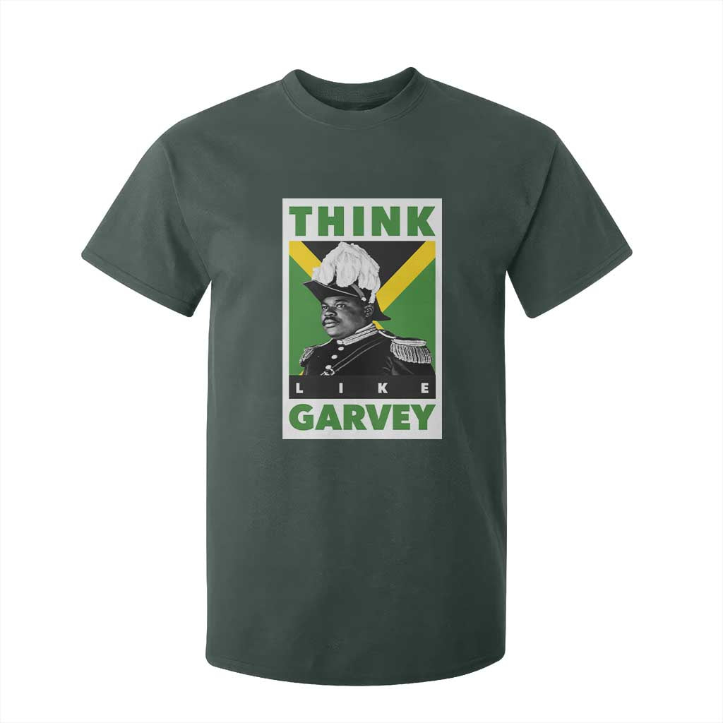 Pan Africanism Think Like Garvey T Shirt For Kid Marcus Garvey Jamaica Flag